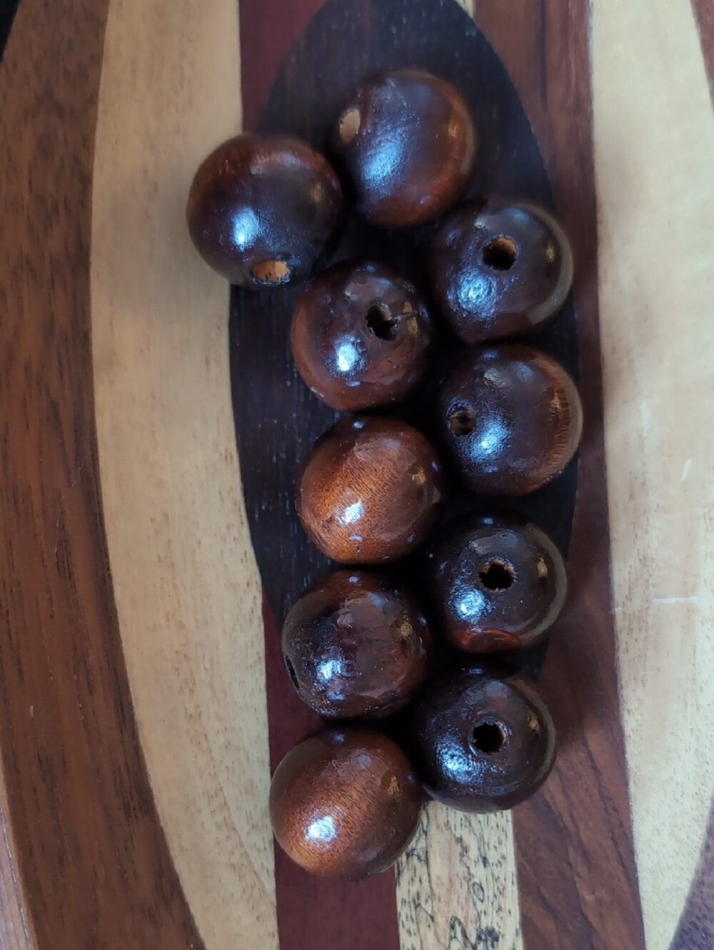 Handcrafted Brown Wooden Beads